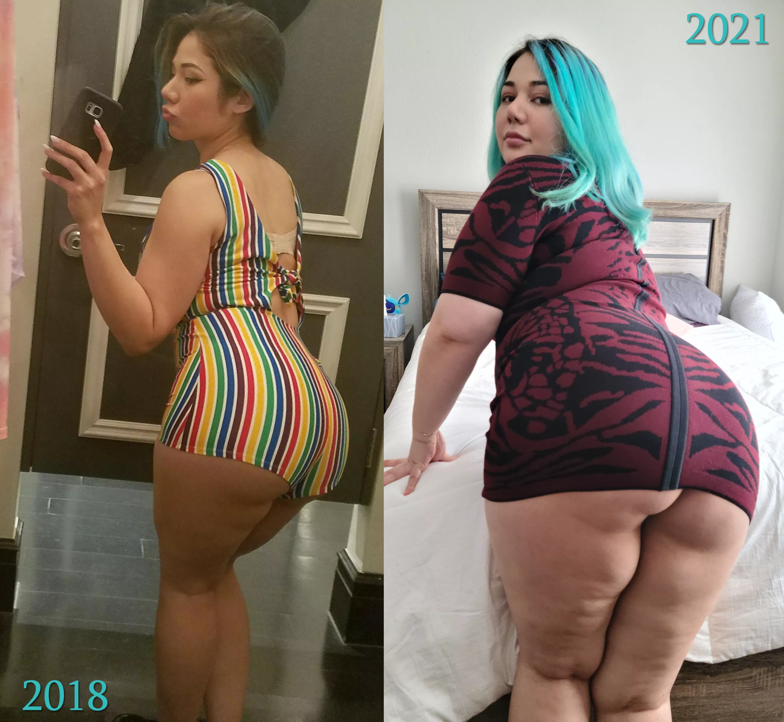 Met a feeder. Thighs got a lil chunky. 🥵 posted by CouchQueenie