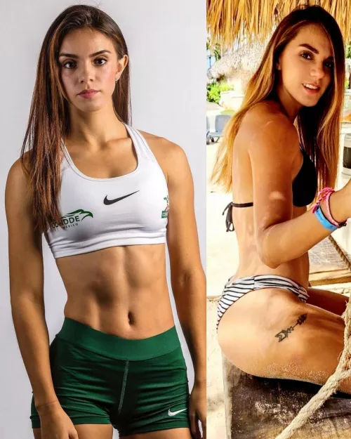 Mexican sprinter Dania Aguillon by kitttyxyx999