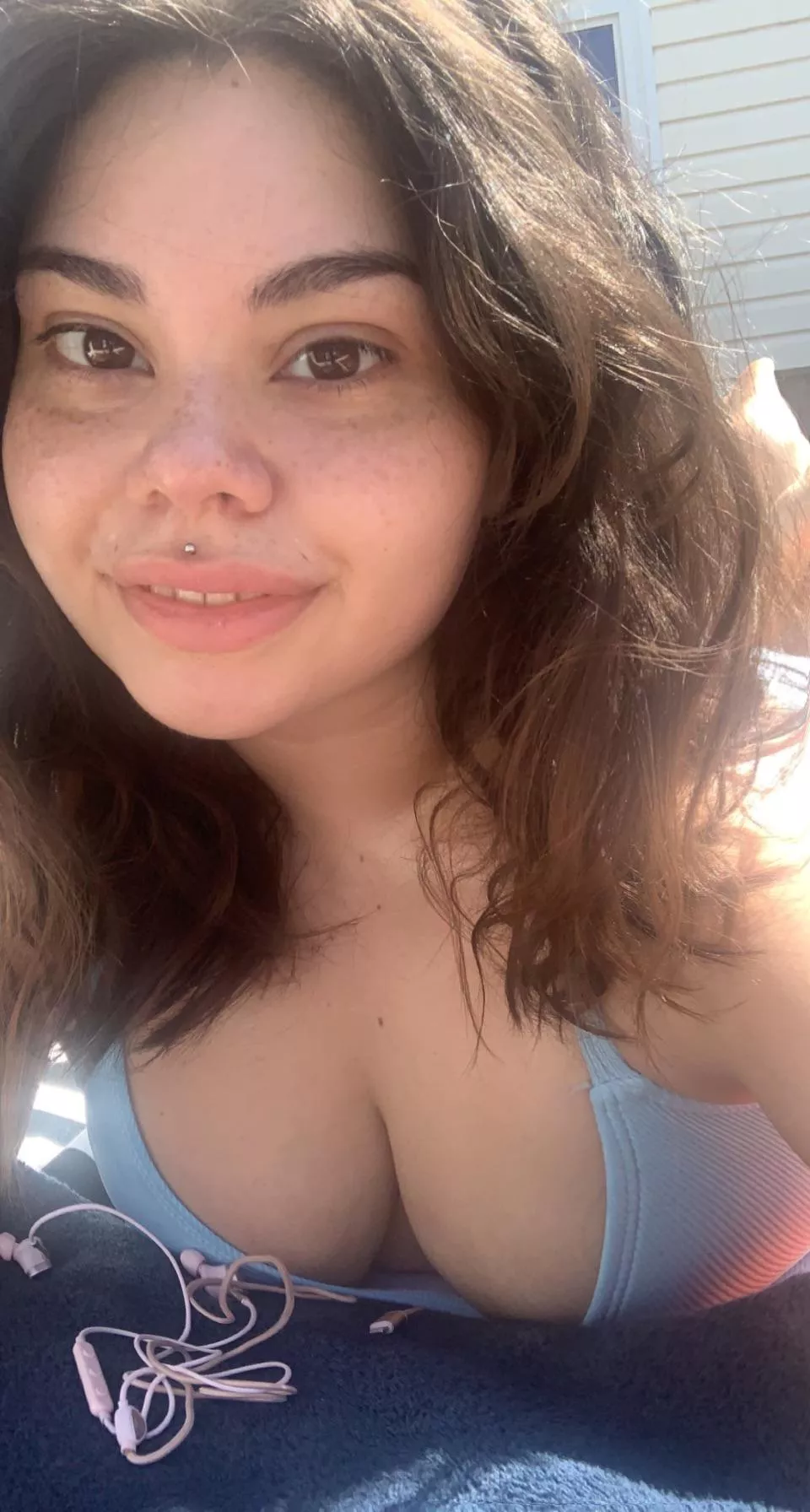 Mexican x Russian. I’m not actually sure which side the freckles come from! posted by mollyzedolly