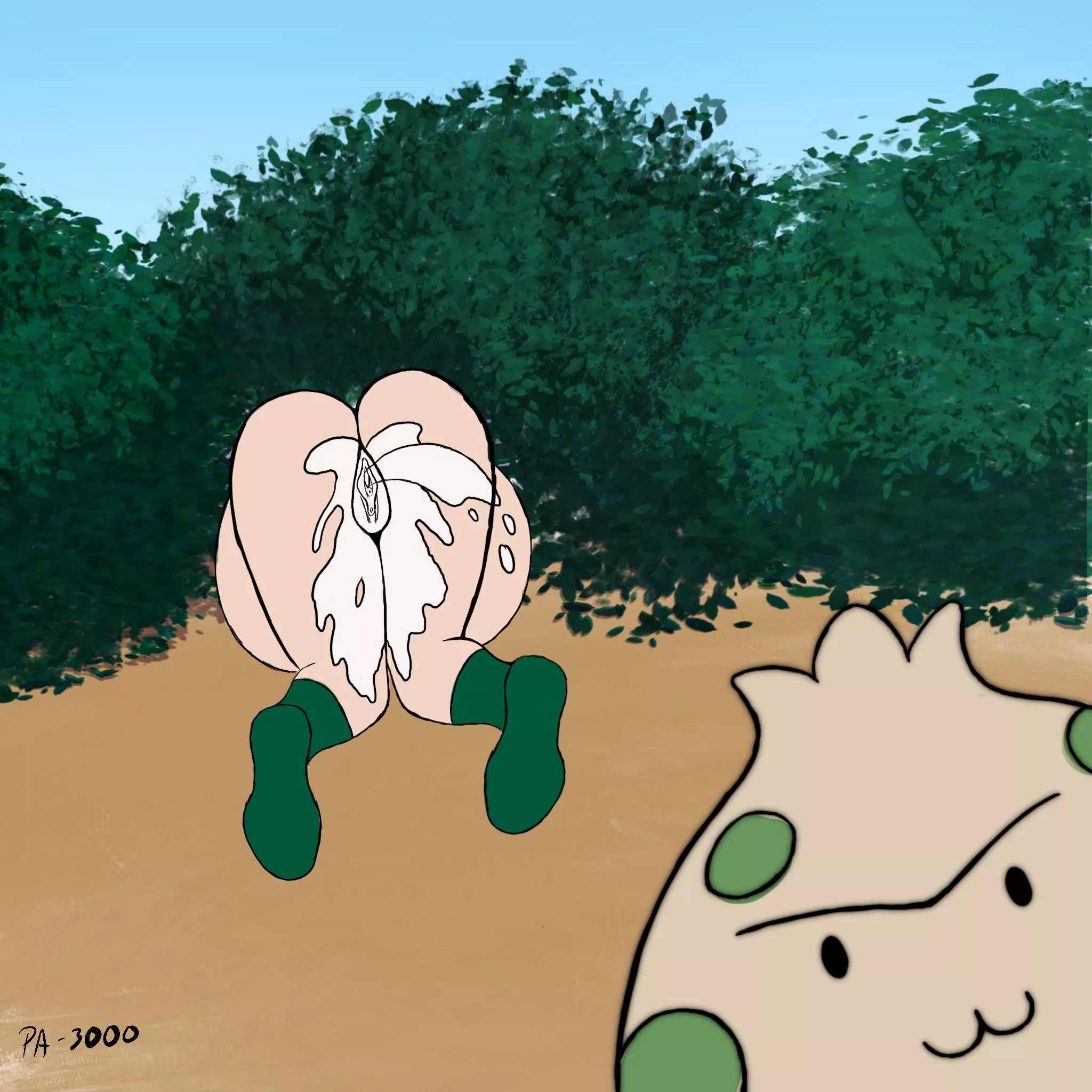 [M/F] Gloria got seeded! (art by me) posted by Porn_Artist_3000