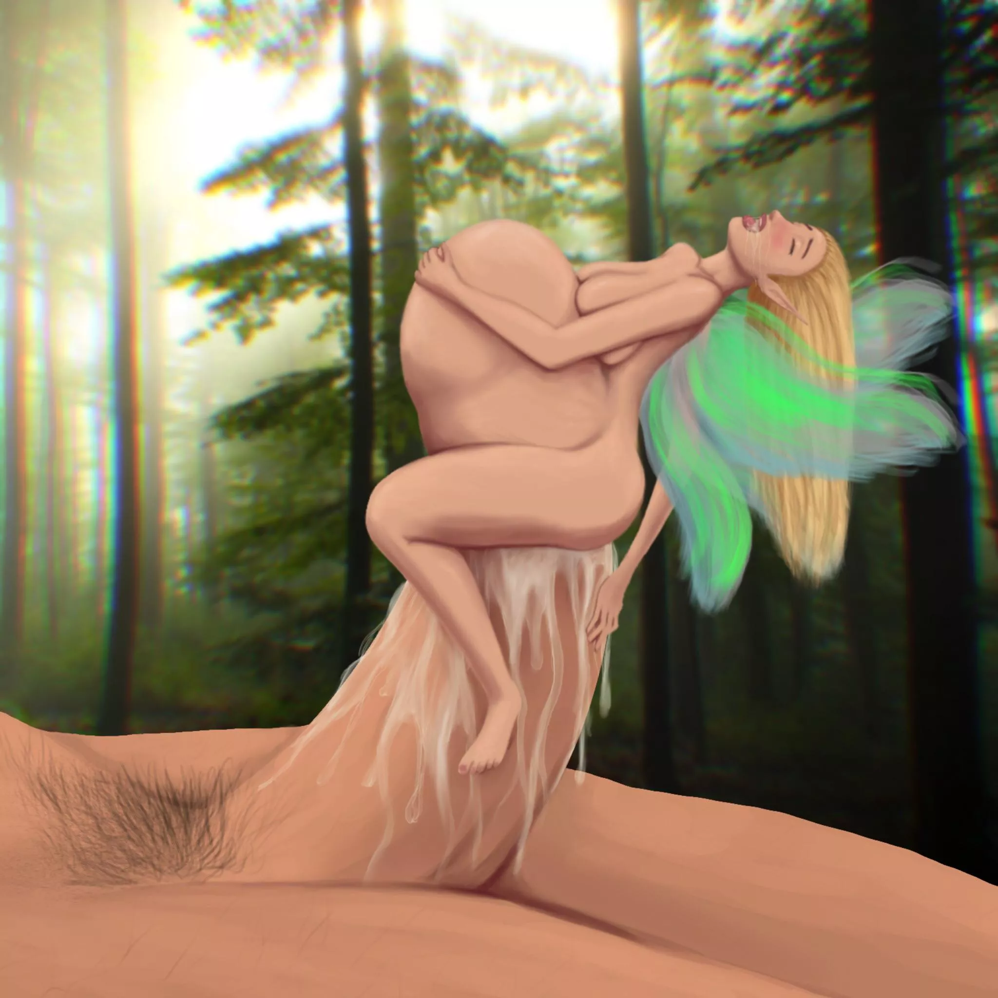 [M/F] Tiny fairy overflowing with cum (Dznecrus) posted by Dznecrus