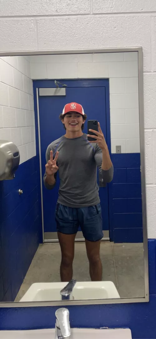 Mid practice selfie 🏃‍♂️😂 by sklyv219