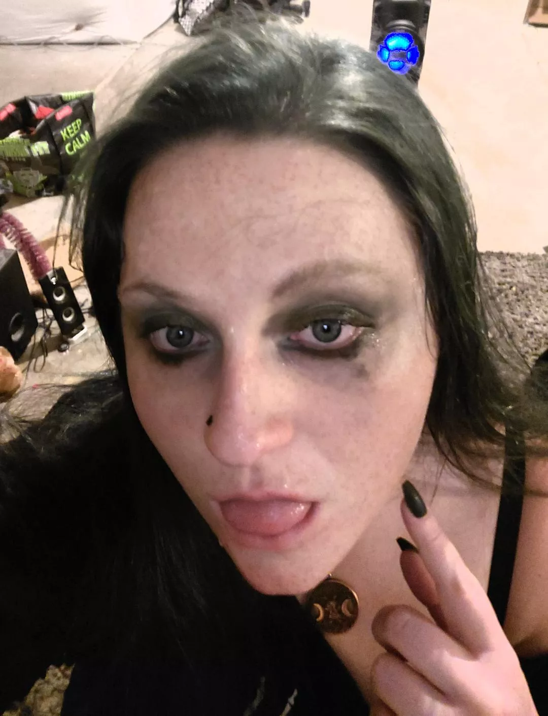 Mid-blowjob face, he really liked timing me to see how long I could last without breath posted by ShadowPrincessButt