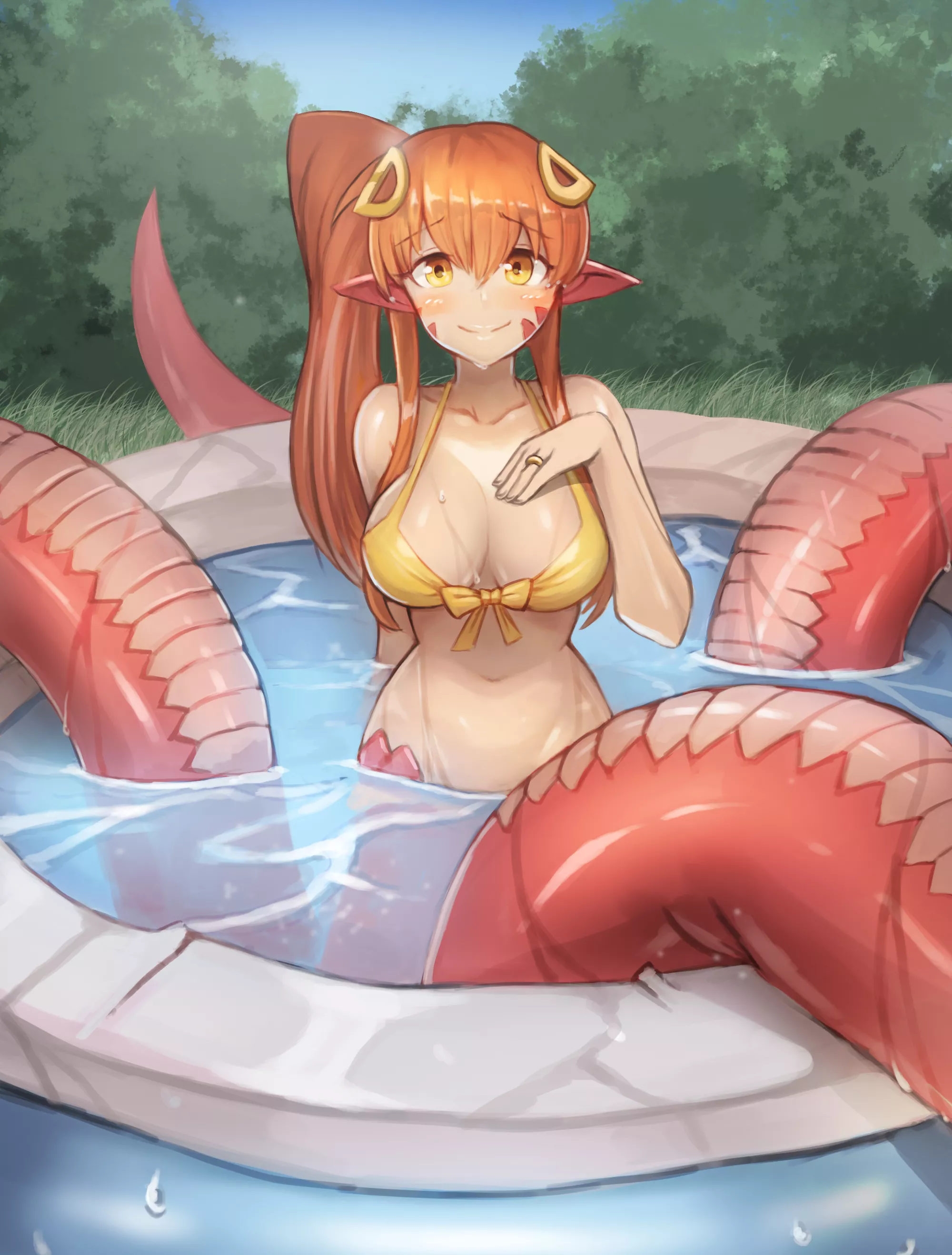 Miia in a pool (sookmo)[Monster Musume] posted by HentaiGodGG
