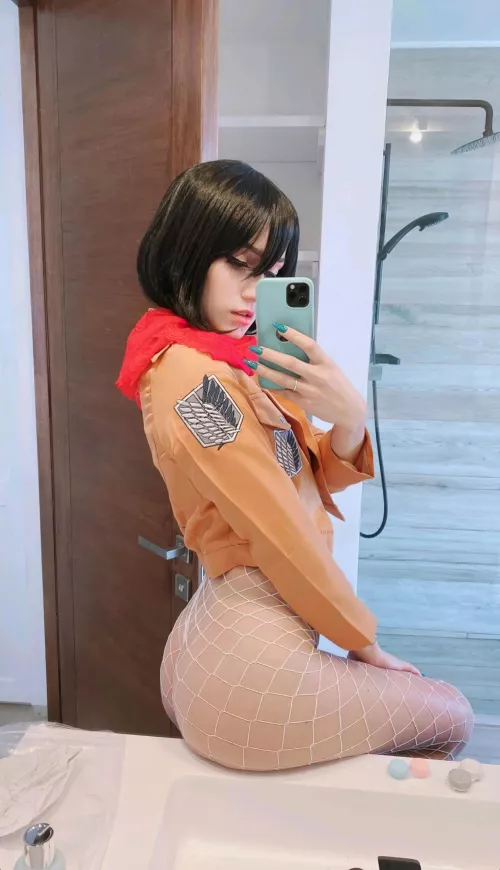 Mikasa Ackerman by Fay Suicide by KurisuMakise25