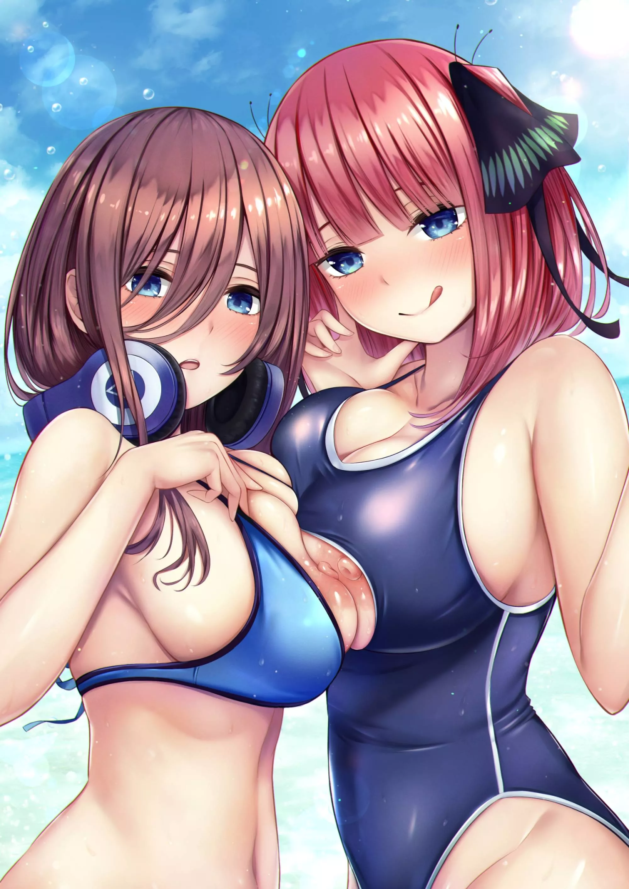 Miku and Nino [The Quintessential Quintuplets] posted by MSB4Revy