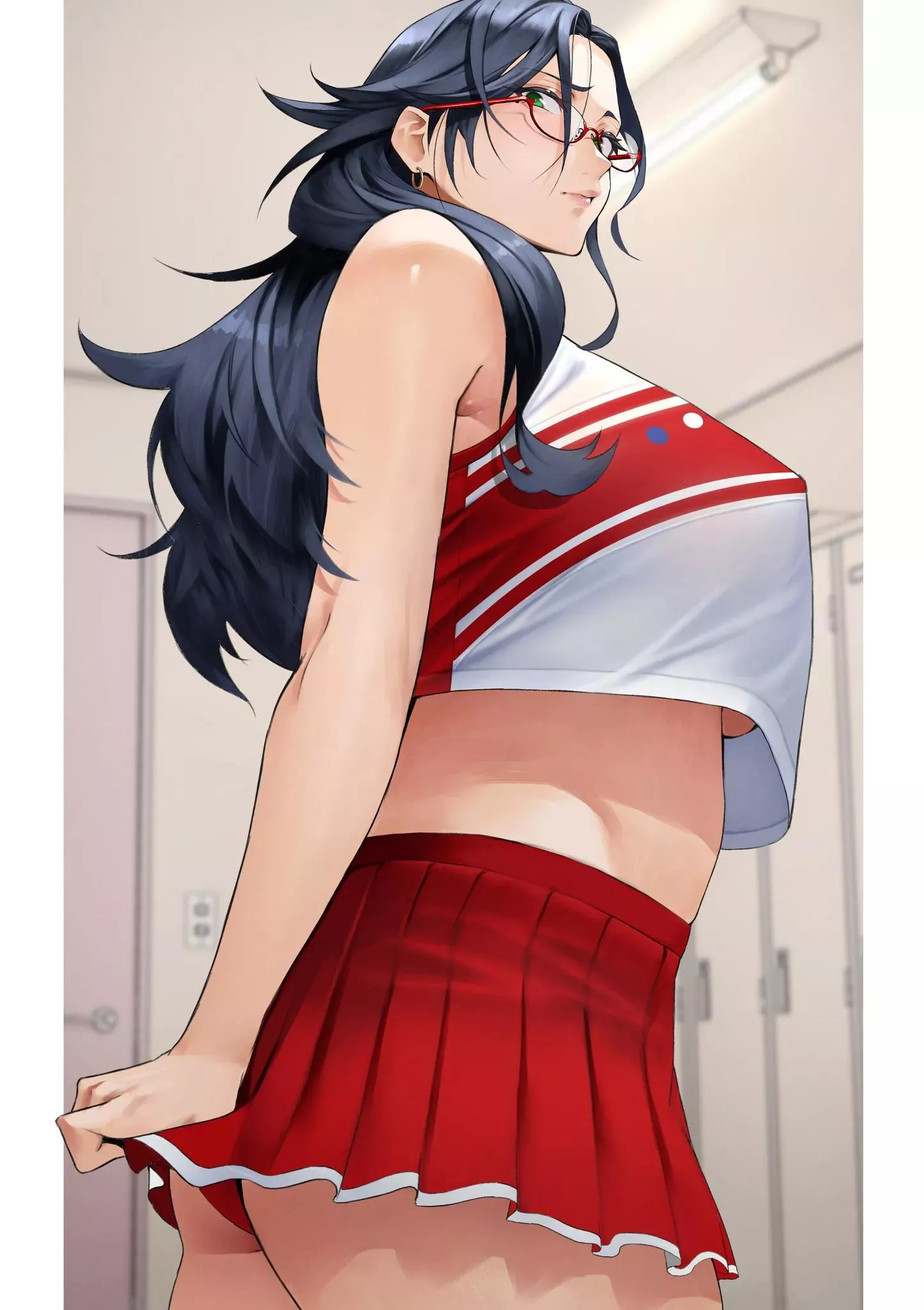 MILF trying her Daughter's Cheerleader outfit posted by Ishikawa_13