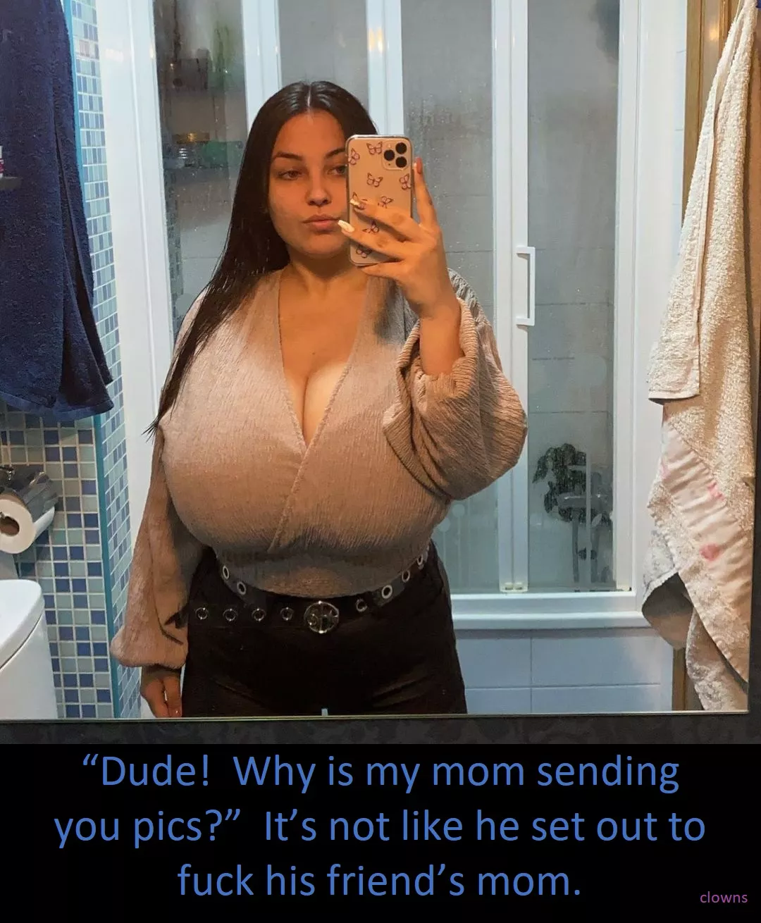 [milf][tits] Oops posted by clowns4mom