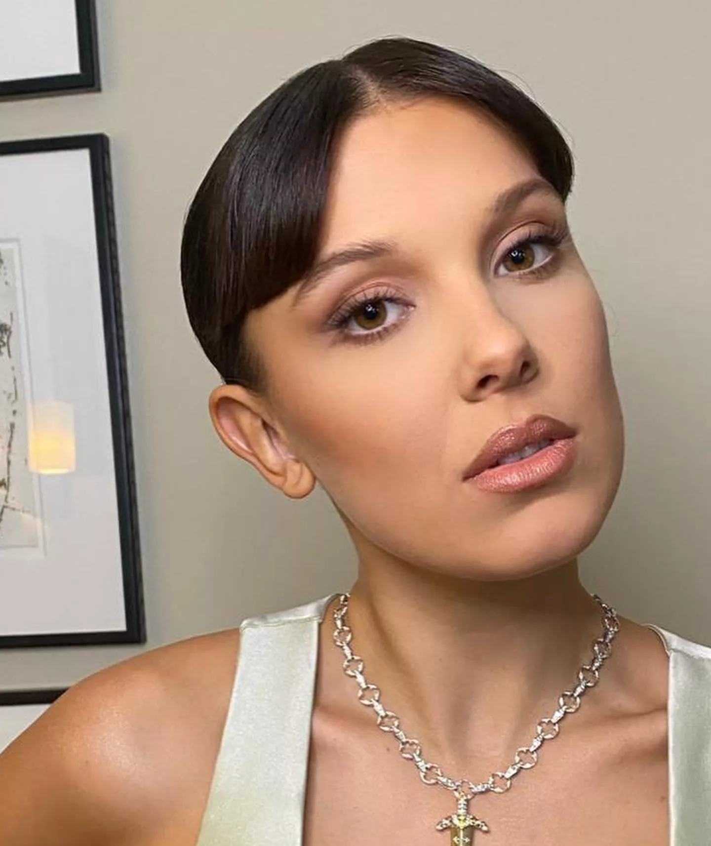 Millie Brown waiting to get her pretty face blasted posted by GeeFann98