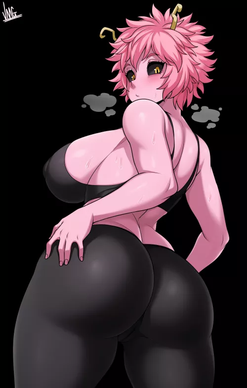 Mina worked up a bit of a sweat didn't she? by Rozenmarine-