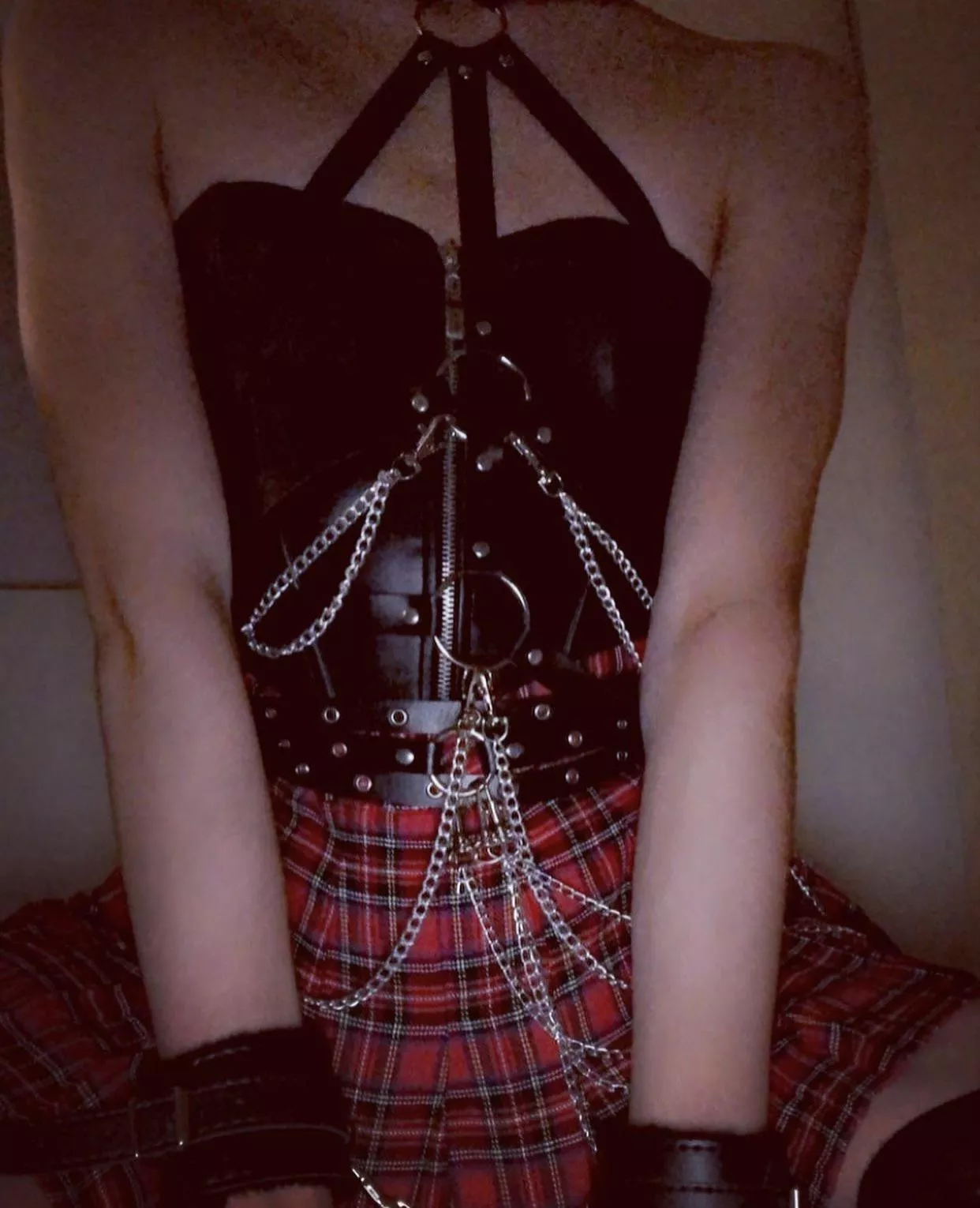 Miniskirt and corset combo ❤️ posted by lmpressive_Prune