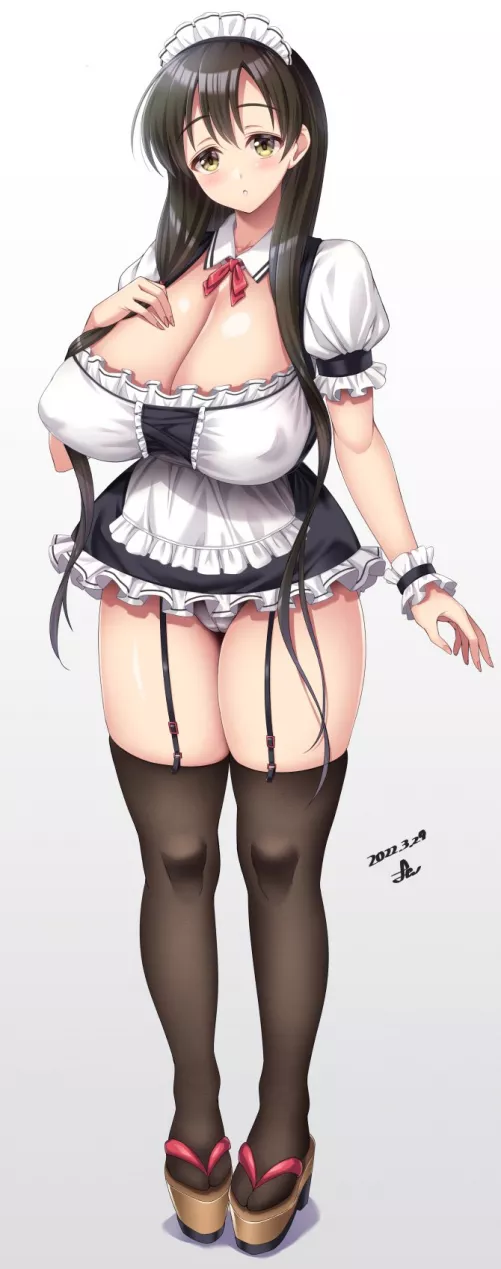Miniskirt Maid Kasumi Ishido (Yoohi) [Saki] by sequence_string