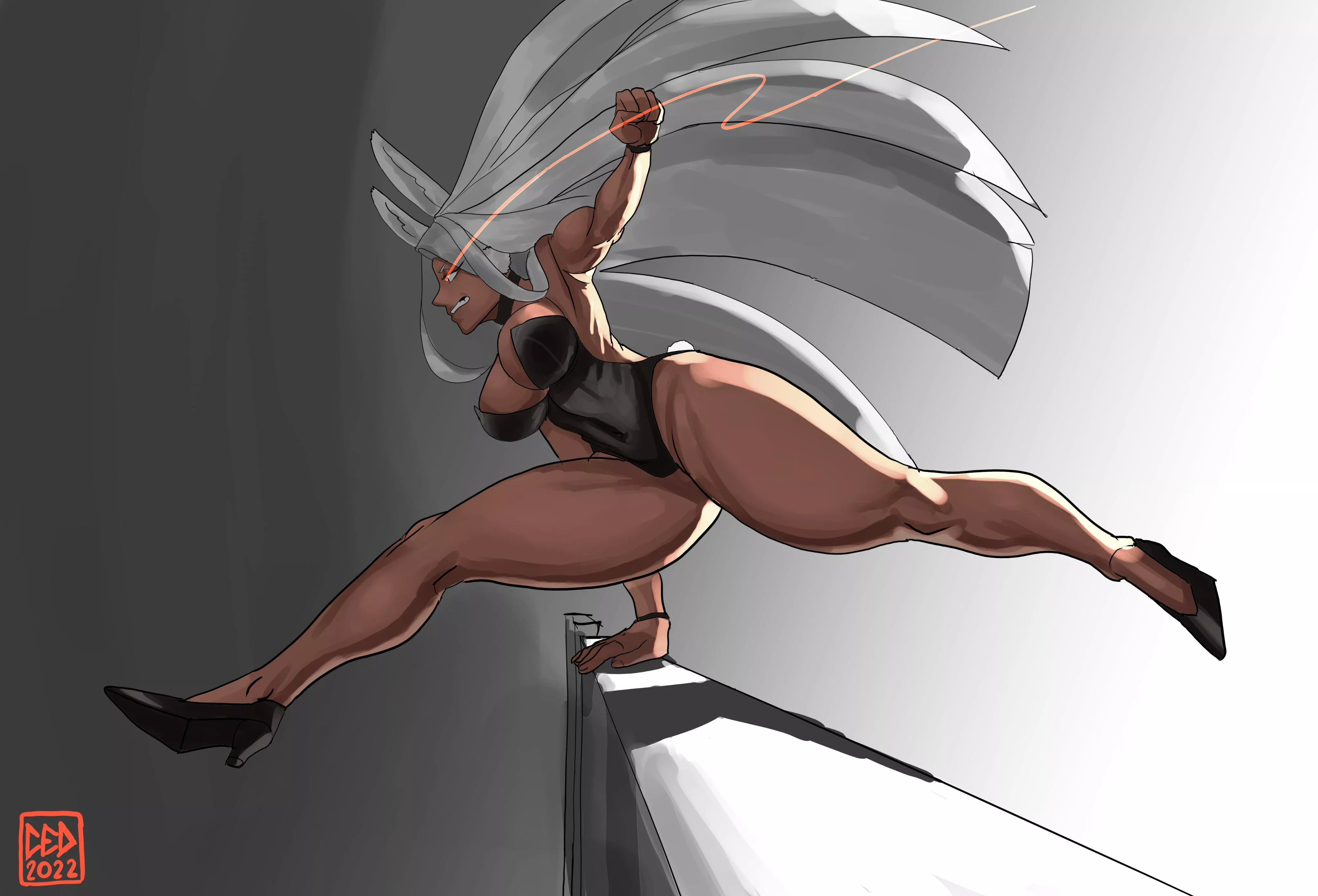 Mirko for bunny day(@CarexhaustDraws)[My Hero Academia] posted by TheTMoneyMan