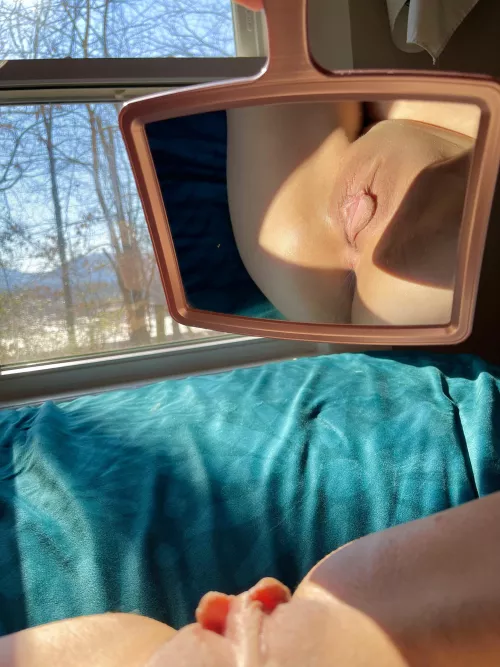 Mirror, mirror in my hand, who has the prettiest pussy in the land? by shad0self