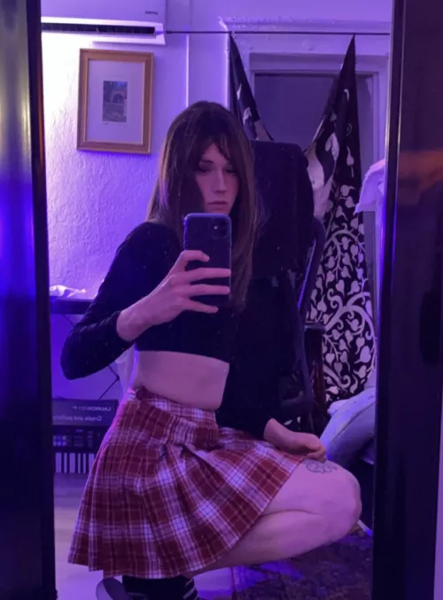 Mirror pic for the win 🖤 by amberbunny4