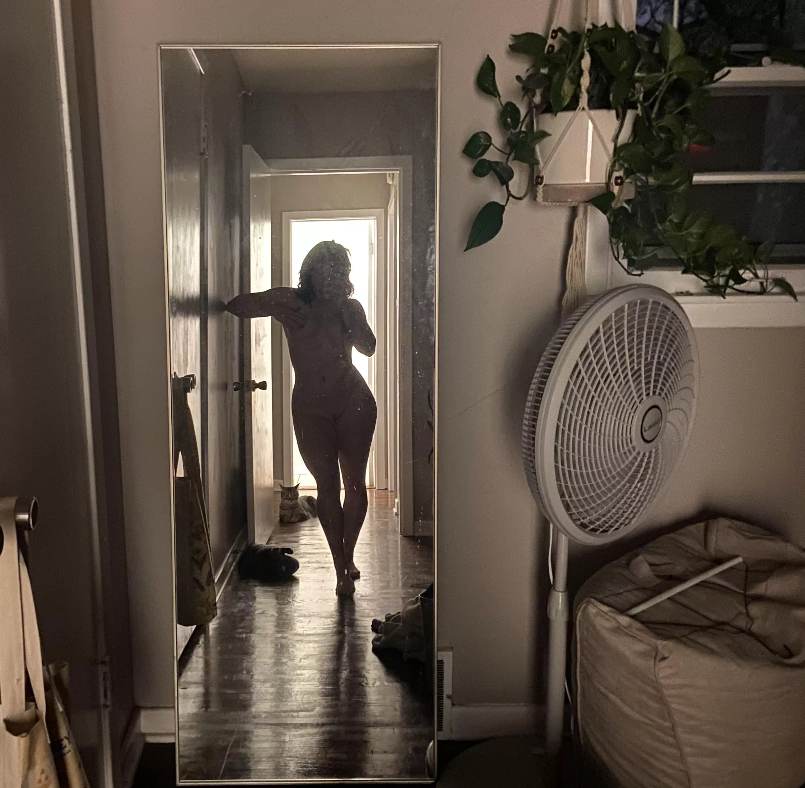 Mirror selfie posted by freckledspirit