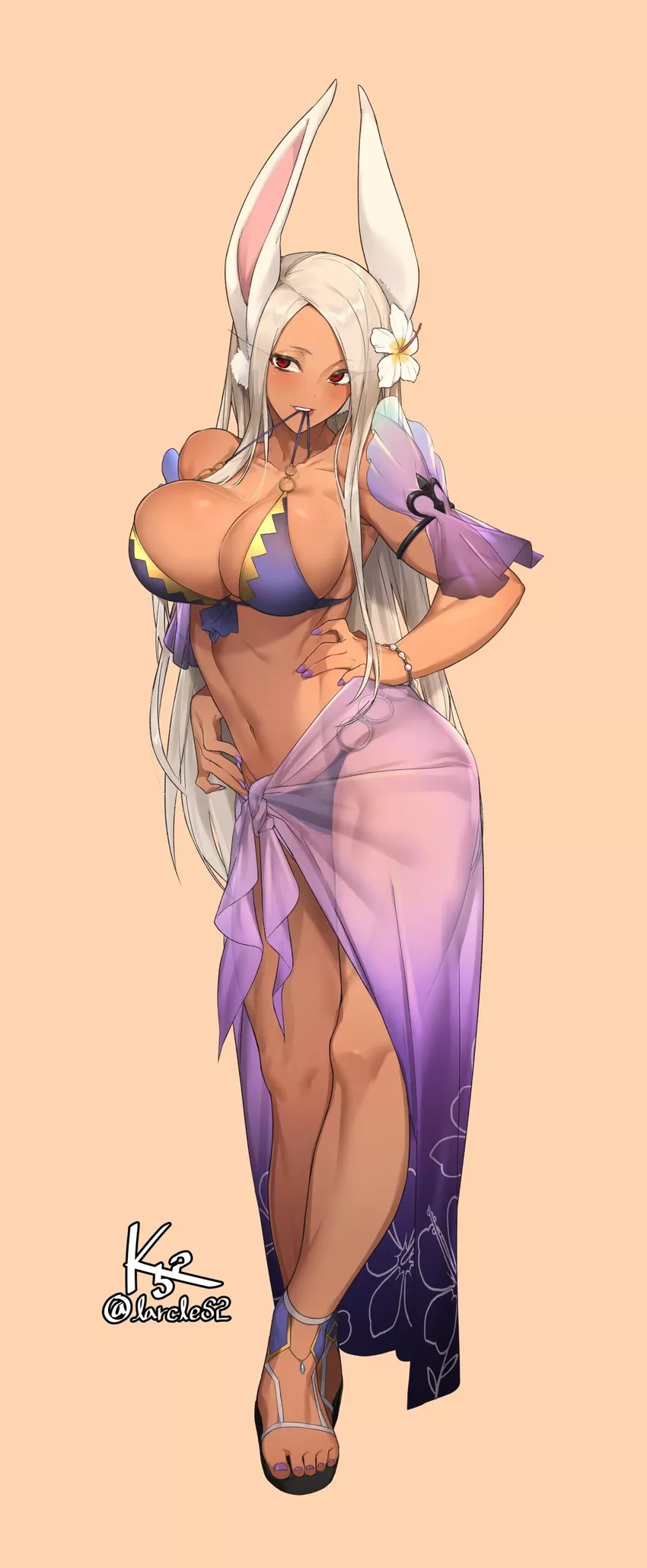 Miruko's life crushing thighs in Camilla's bikini posted by Terran117