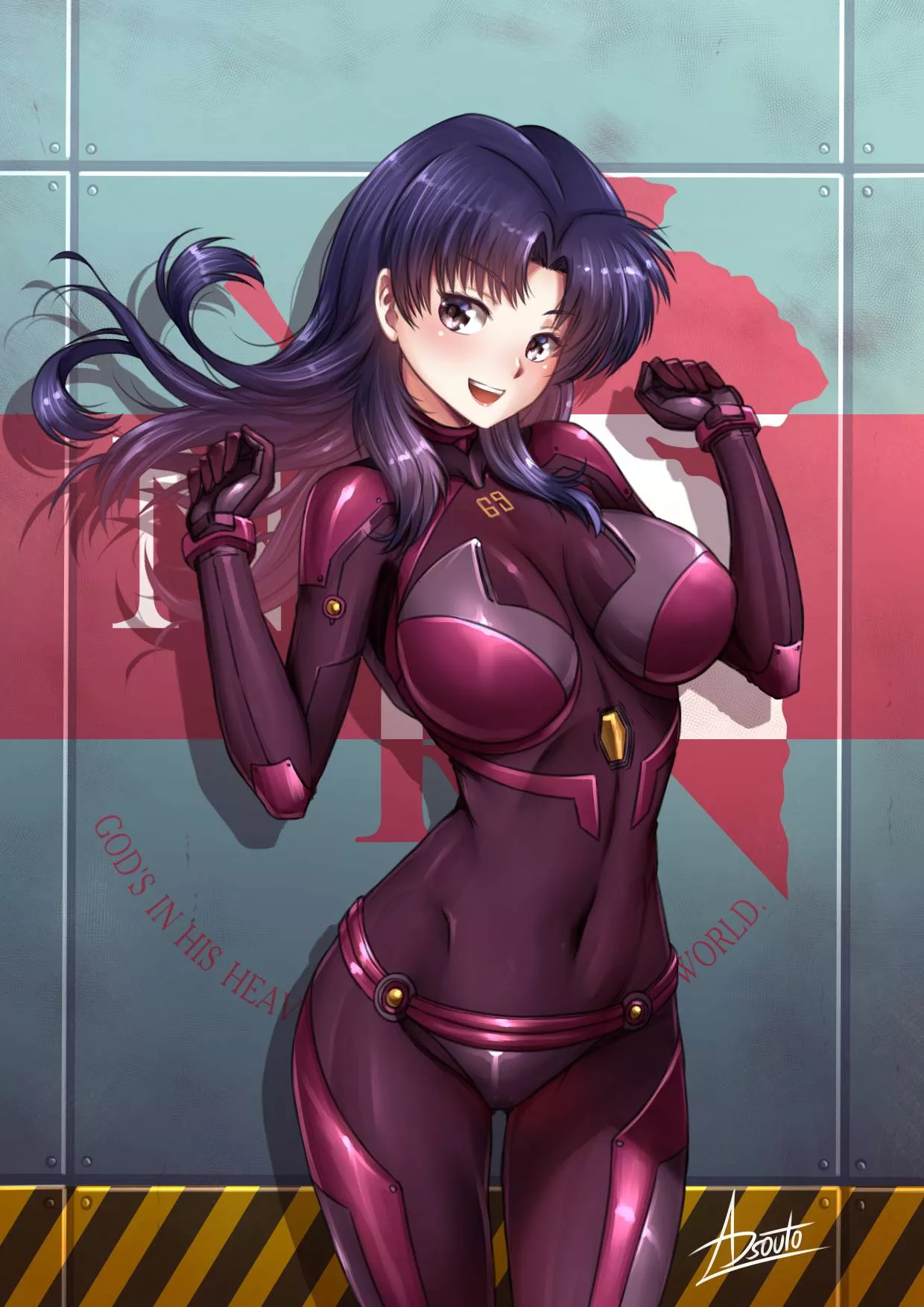 Misato Katsuragi Evangelion] posted by CheetahSperm18