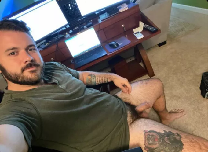 Miss working from home. by NCWolfieCub