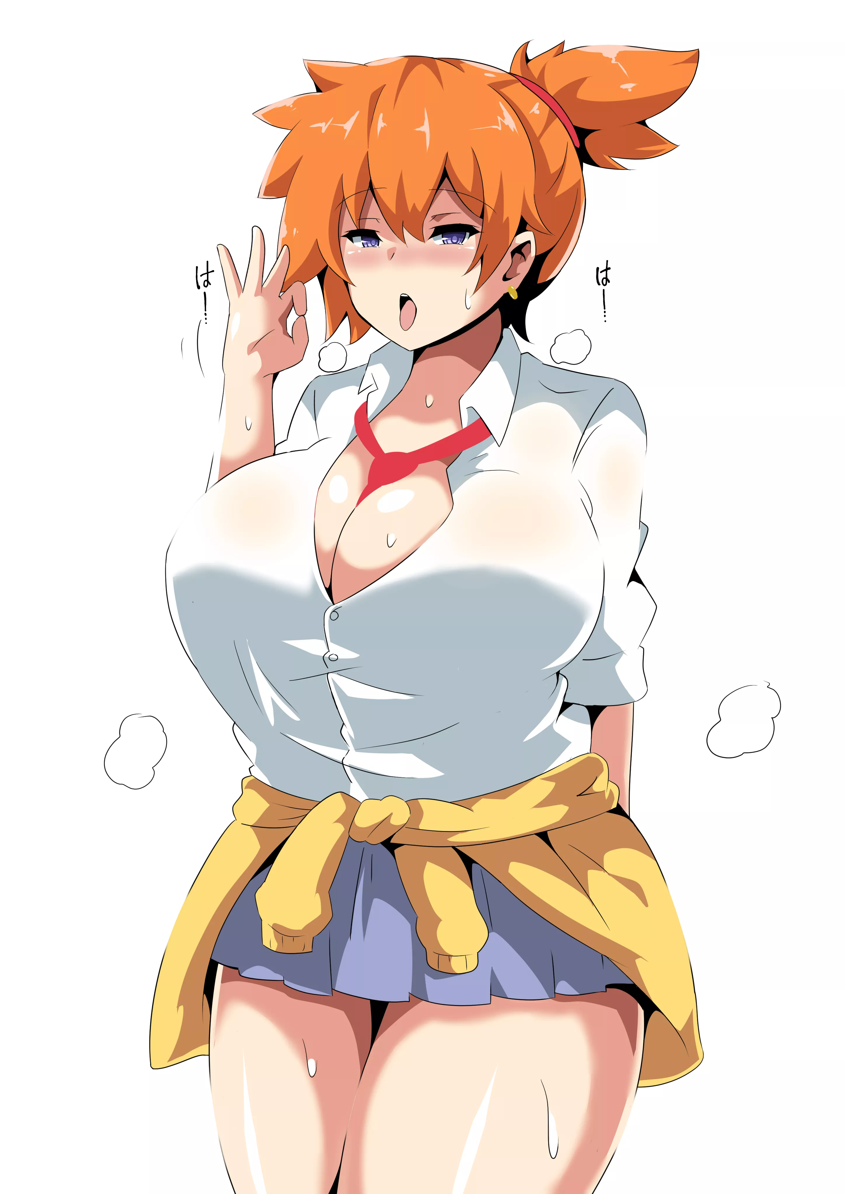Misty Teasing Tomboy Gal ( Ciel ) [Pokemon] posted by sequence_string