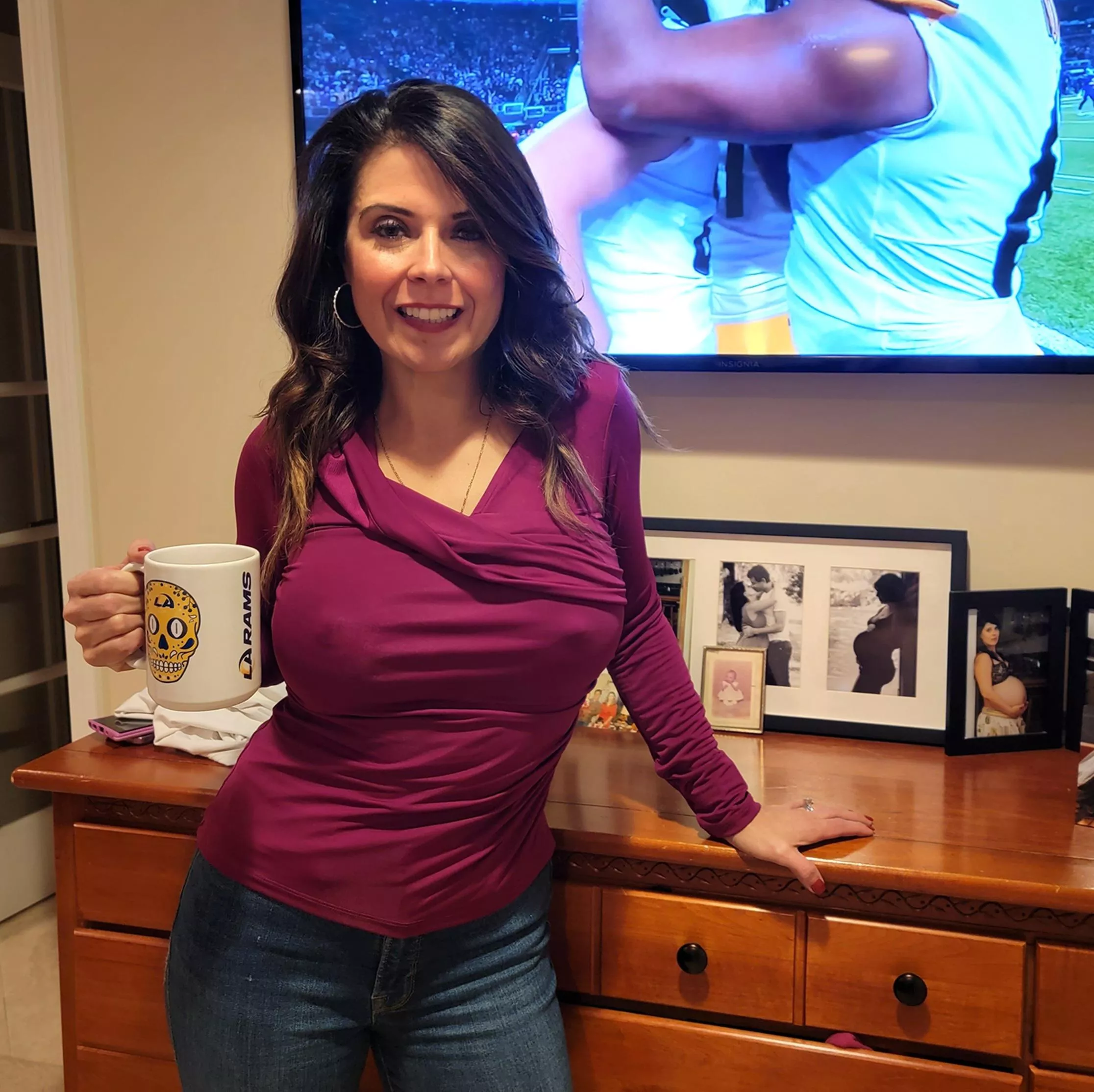 mom, 45, with my warm beverage posted by maynardpoindexter