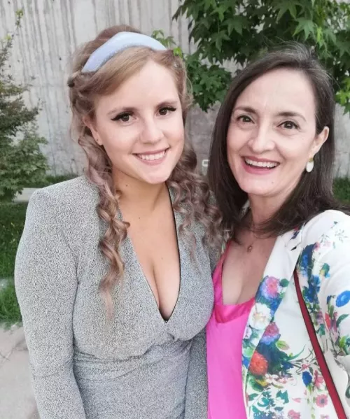 Mommy proud of her twins by RealisticOpinion405