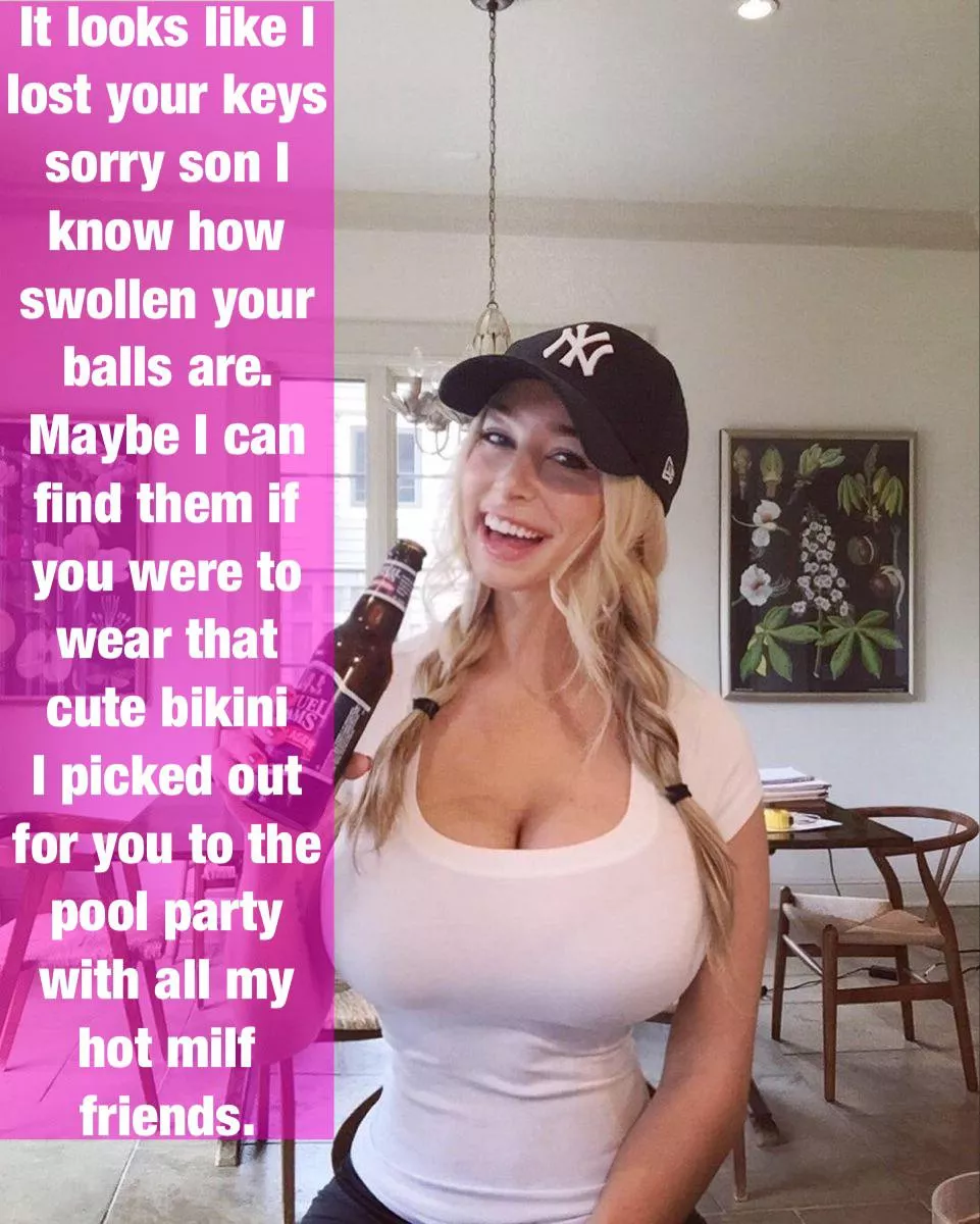 Mommy’s pool party posted by blakeboi1212