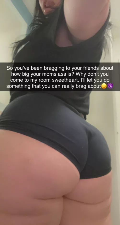 Mom’s practically daring you. by adomilas