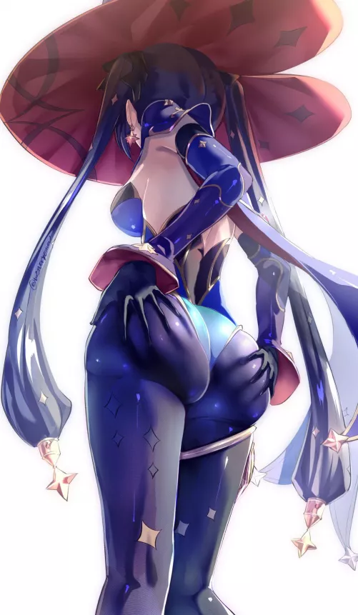 Mona [Genshin Impact] (uenoryoma) by ReZe_CM