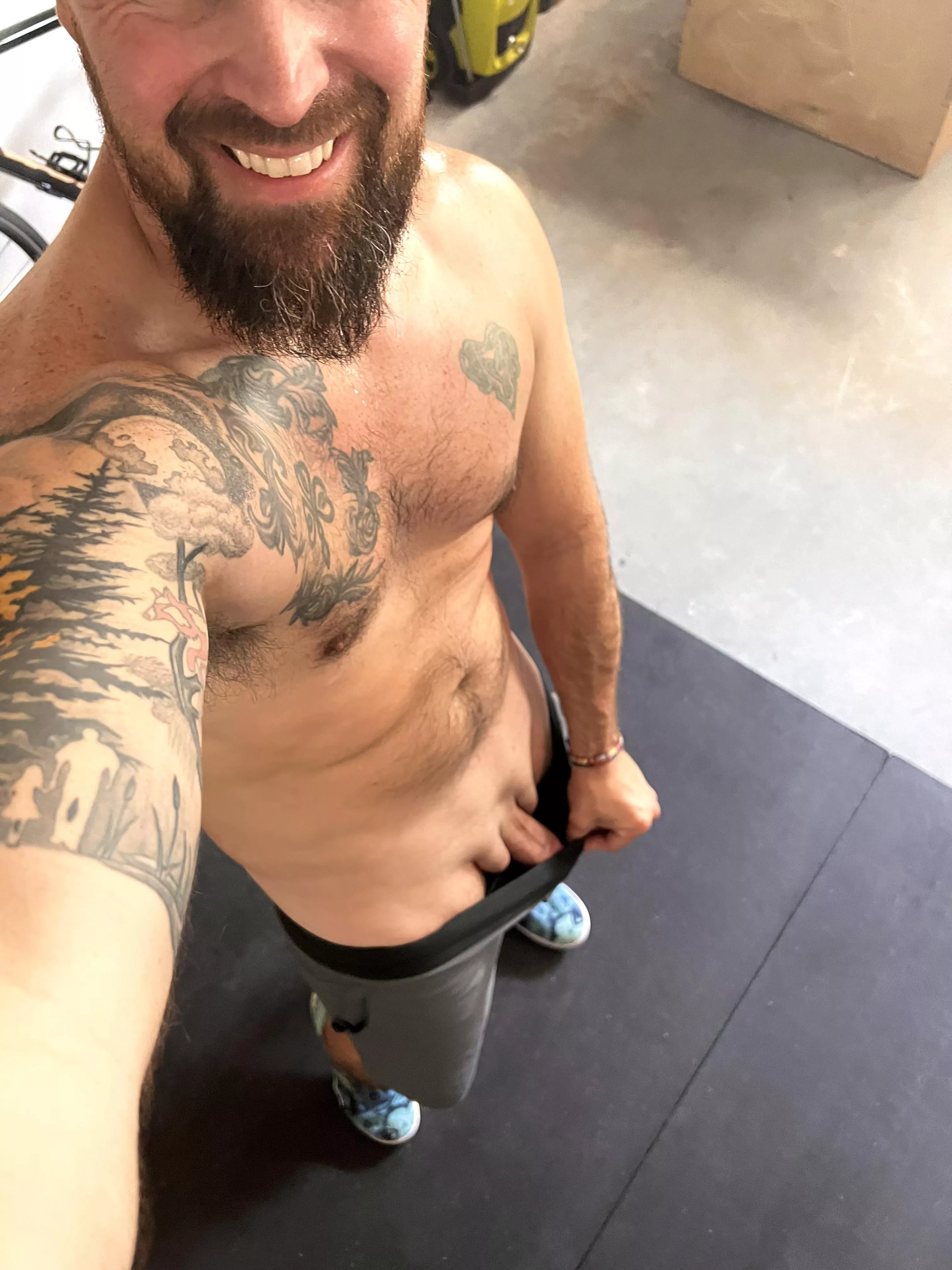 Monday workout done. Time to cool off. (M) posted by SoutheastEggplant