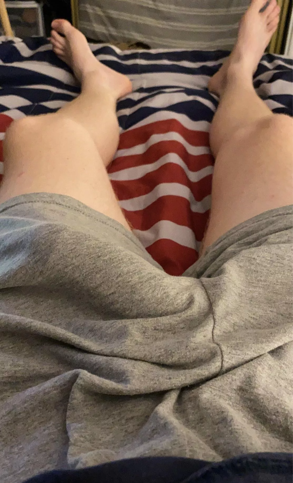 Monster flopped over on my thigh. Let’s make him stand at attention posted by xxlzeke