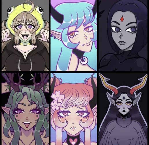 Monster girl Icon Commissions $8 , details in comments by lovelymimi99