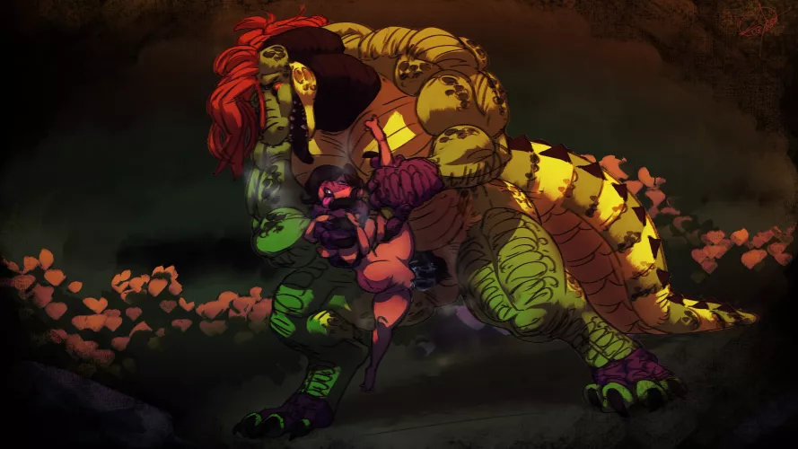 Monty Gator Enjoys a Guard 1 (AtoKitsune) (FNAF) by Ok_Camel8871