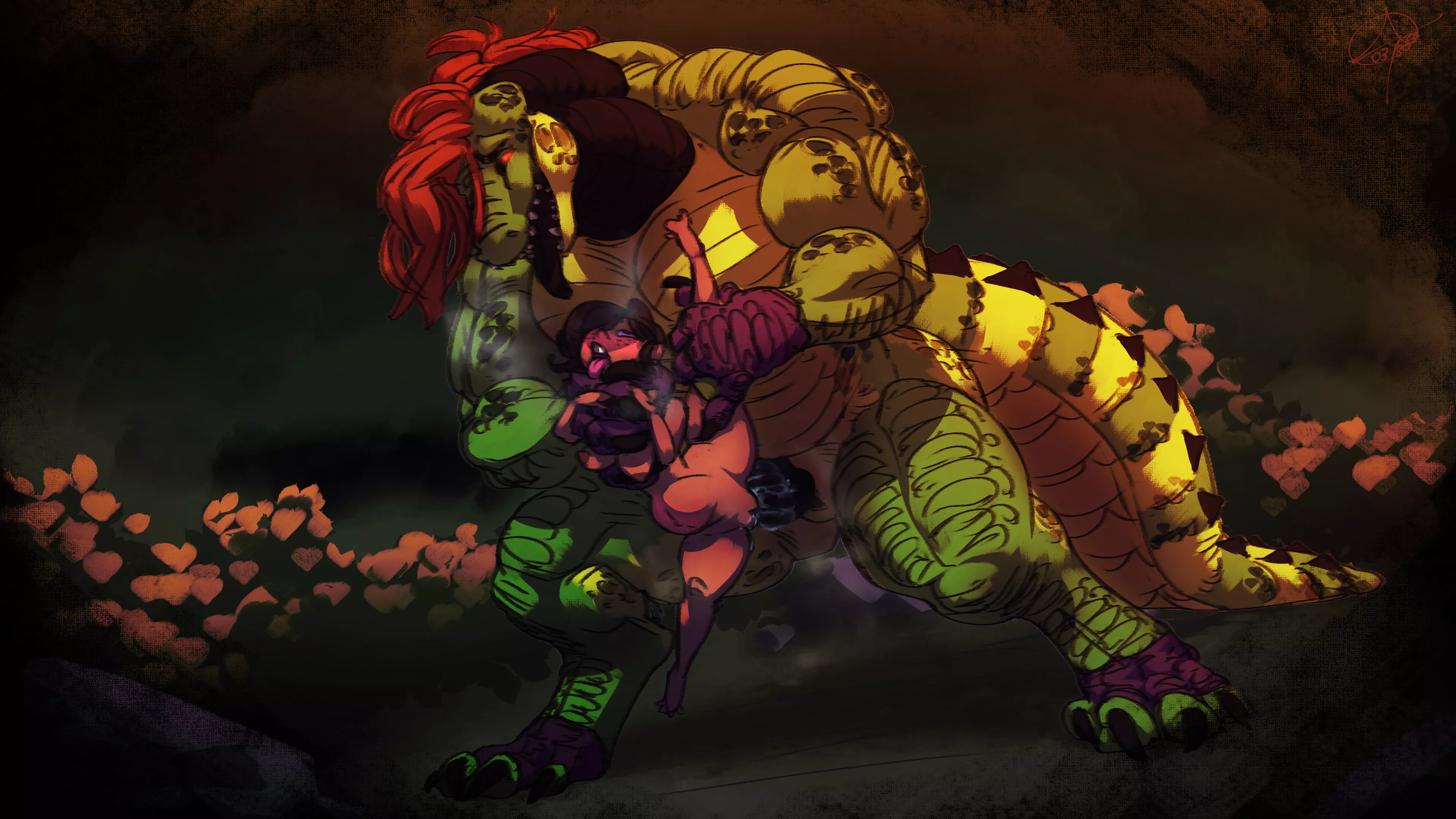 Monty Gator Enjoys a Guard 1 (AtoKitsune) (FNAF) posted by Ok_Camel8871
