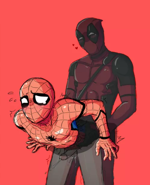 more spidey and deadpool by RevolutionaryPool678