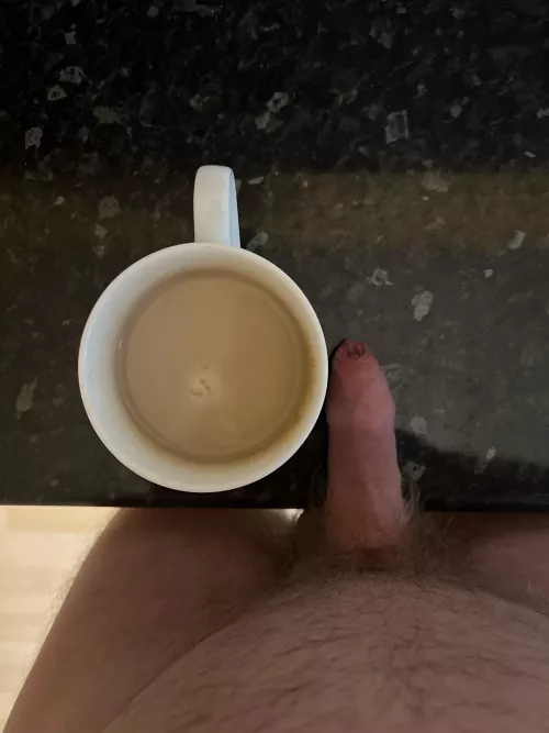 Mornin coffee and a small softie by Peter_Pan2022