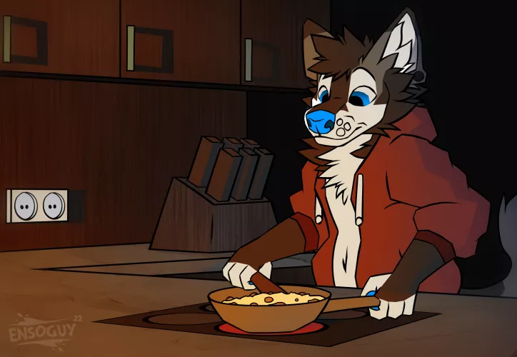 Morning cooking (Artist is @Ensoguy) by Ensoguy