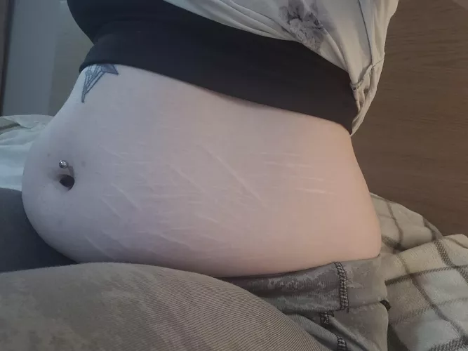 morning hunger pangs are the worst 😩 my belly constantly demands more by chubbygirl429