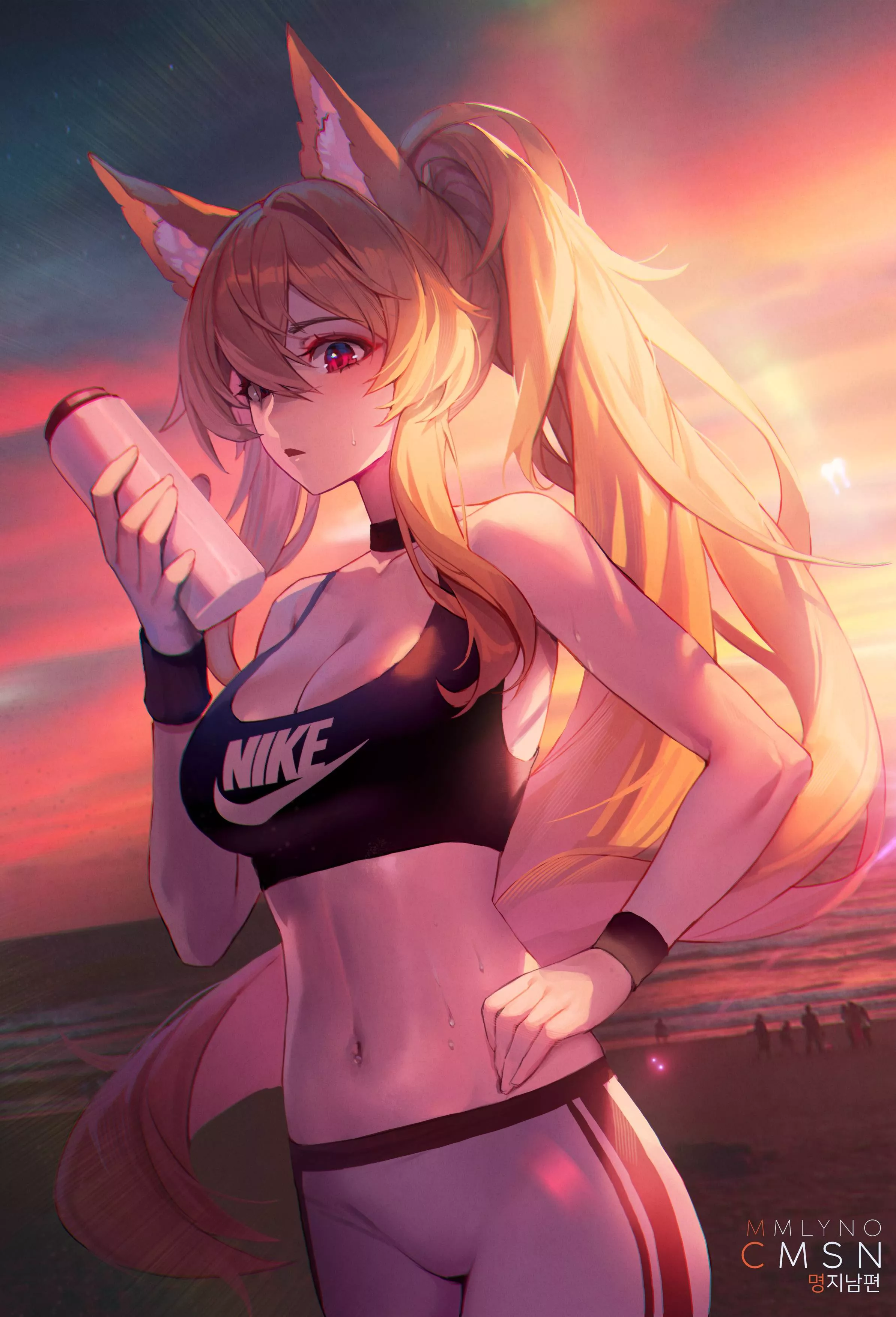 Morning Jog on the Beach posted by CheetahSperm18