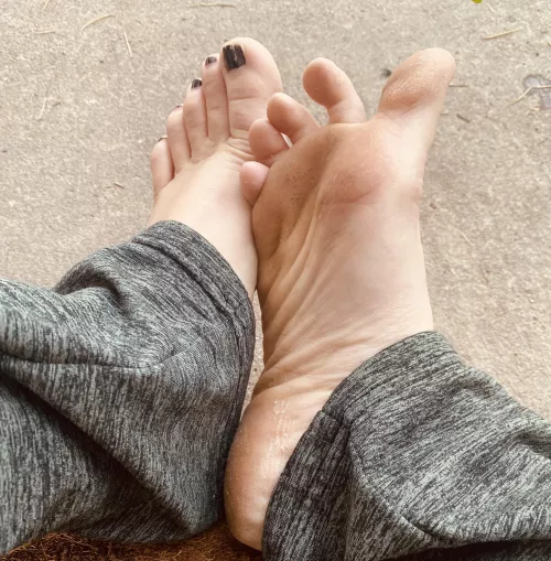 Morning sun, will you lotion them for me??? by Luckyy4242