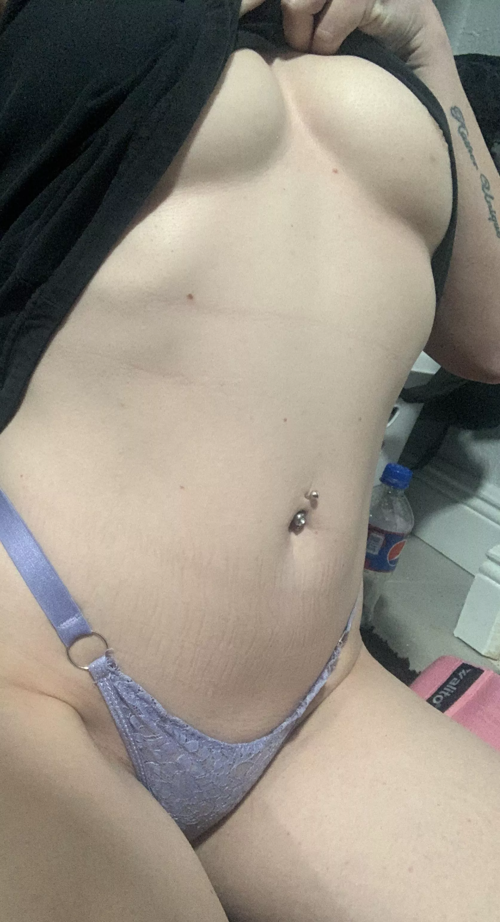 Morning underboob posted by PantiePrincess300
