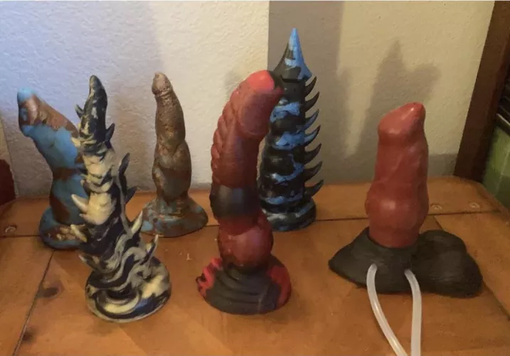 Most of my toy box. Ps some were gifts and I haven’t some yet 🤷🏻‍♀️ by kinkyjynx