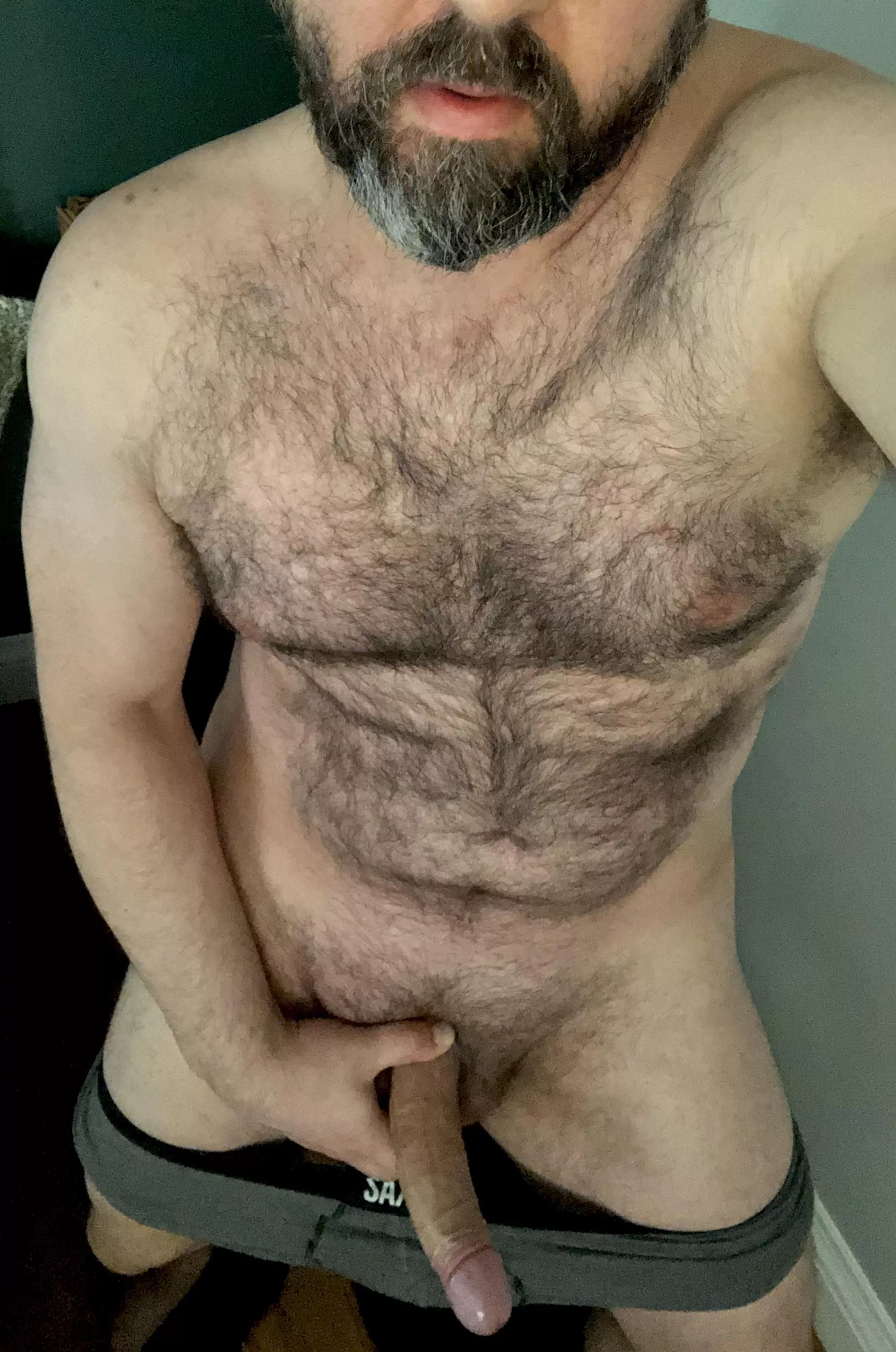 Mostly black but some grey is coming through, and a cock that throbs when it’s cumming inside you. posted by NorthernDLights
