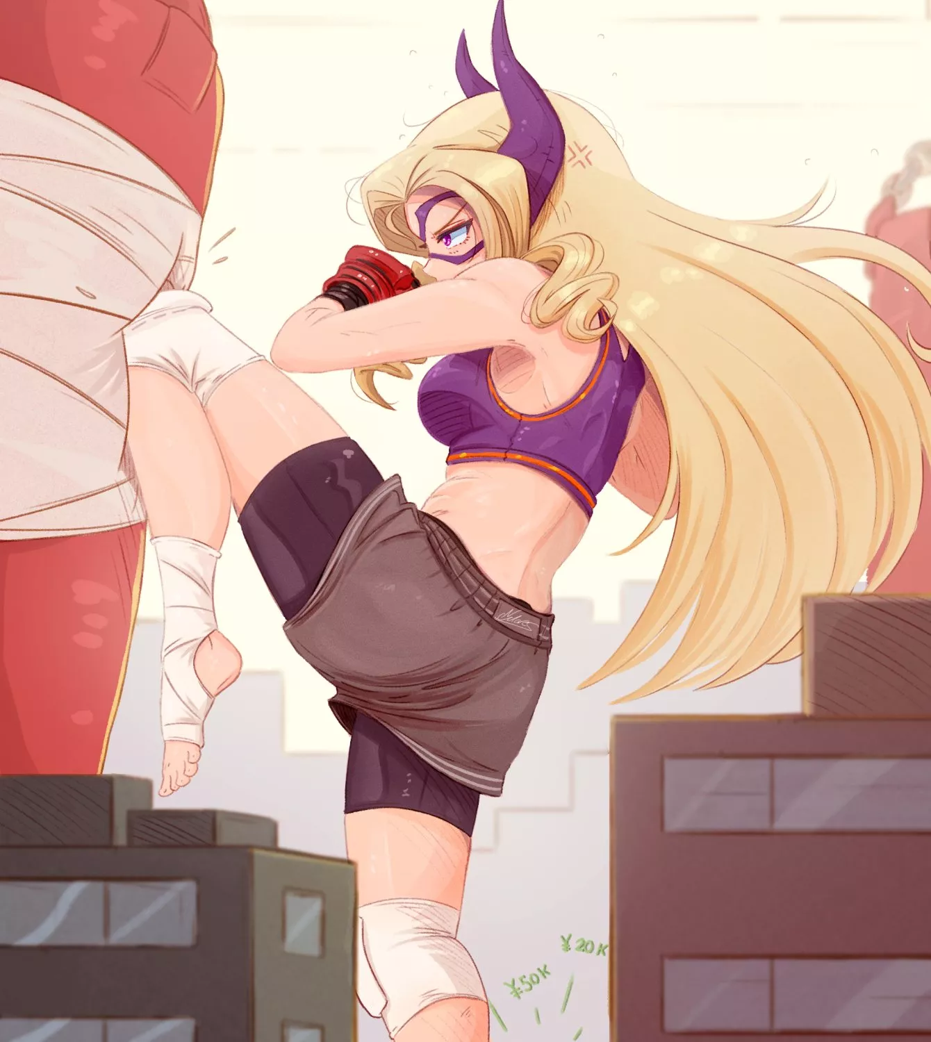 Mount Lady training [Raps] posted by kinkykat977