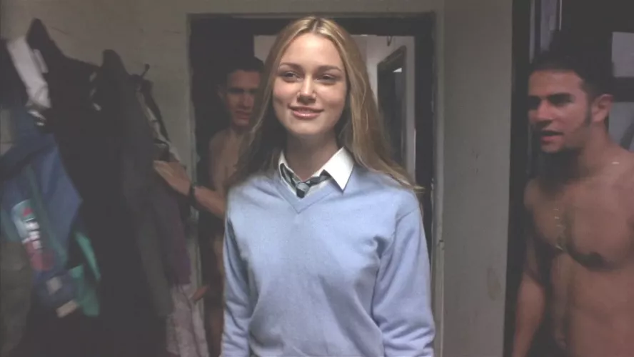 Movie CFNM of her walking through male locker room and seeing several cocks by ReleaseLoud1791