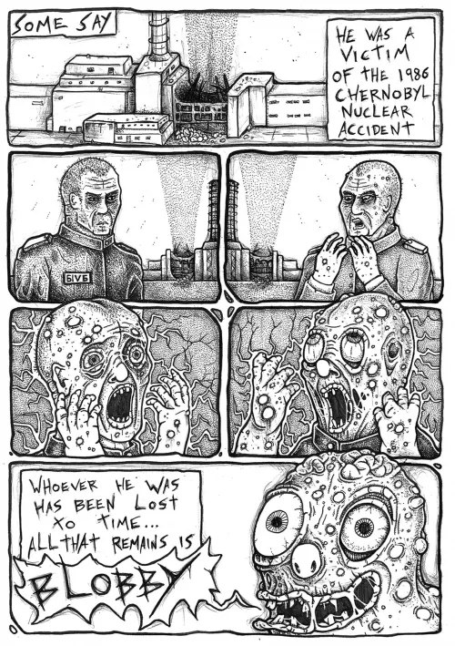 mr blobby by ayillustrations