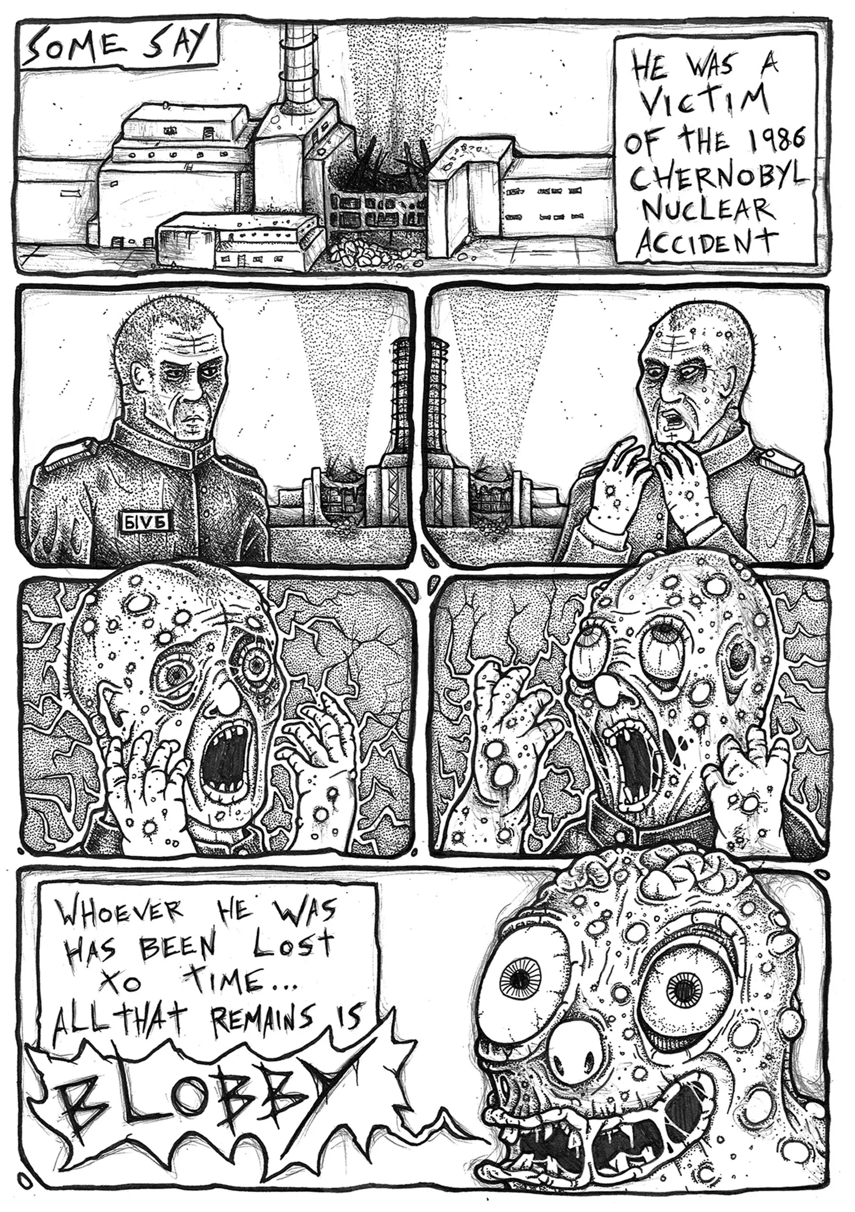 mr blobby posted by ayillustrations