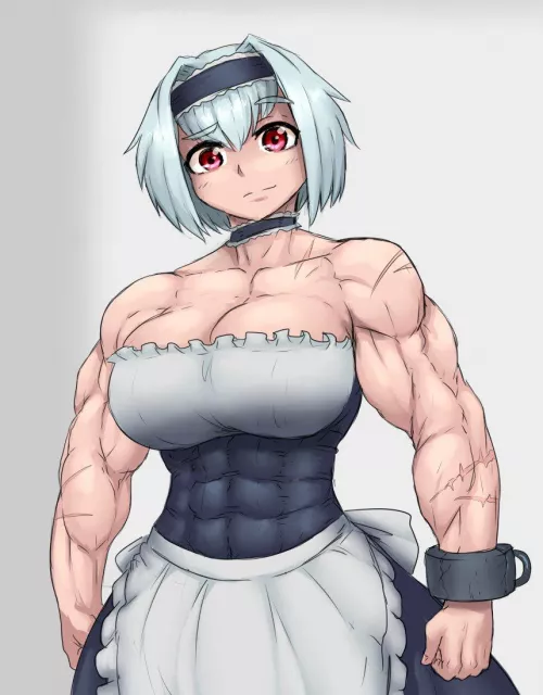Muscle Maid.(@Sheepepp) by TheTMoneyMan