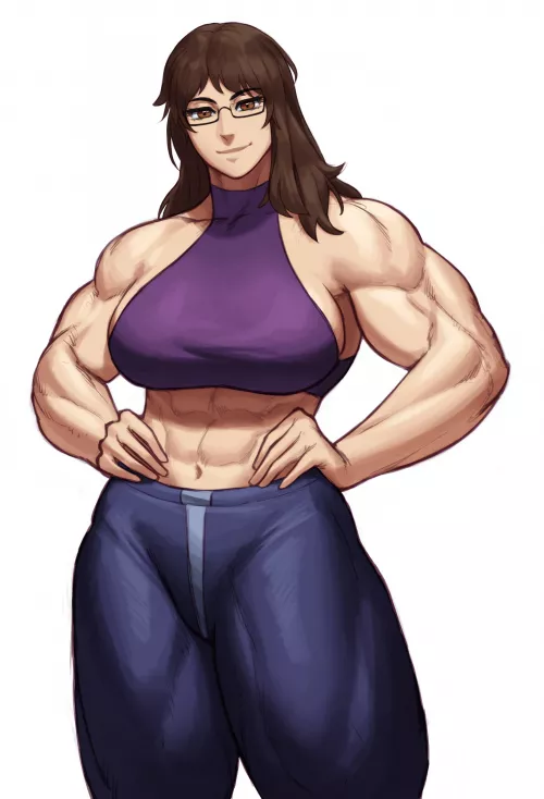 Muscle Mommy (Sotcho) [Original] by Kuro-Oji