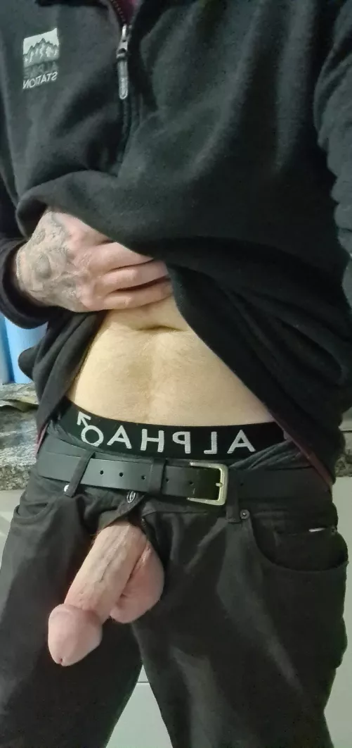 my 33nyear old fat cock hanging out 😊 by sir-cumsized69